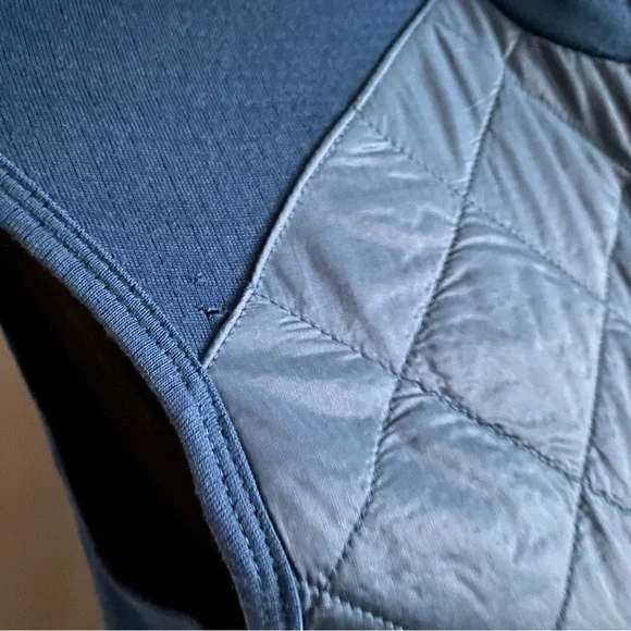 Icebreaker Womens Largo Ellipse Vest Merino Wool Quilted GT Size Medium blue - Picture 3 of 9